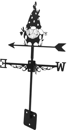 VINTORKY Garten Wetterfahne Aus Europäischer Stil Dekorativer Windrichtungsanzeiger Für Dach Und Garten Rostbeständig Installieren Langlebig Und Wetterfest