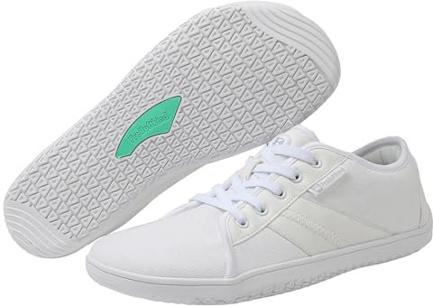 Freiluftkind® Baker (Größe 40 Weiß) – gesunde Barfußschuhe Sneaker – Sneaker Barfußschuh für den Alltag – Entlasten Füße, Gelenke & Körper – Barfußschuhe für Damen und Herren