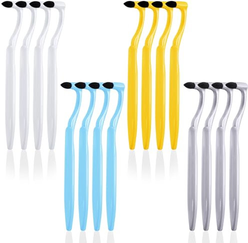 JIEYAO 16 gomme per rimuovere macchie di tartaro, rimozione di tartaro professionale, kit di pulizia e lucidatura dei denti, rimuove placca e impurità, strumento per la cura dell'igiene orale, 16