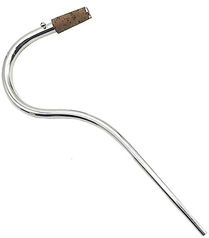 träblåsinstrument 1 bit silverpläterad fagottmunstycke Bocal for delar av träblåsinstrument, 8,15 tum 20,7 cm/ 8,46 tum 21,5 cm(20.7 cm)