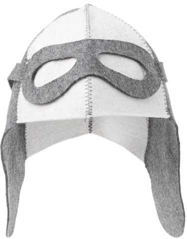 ZNJAMN 2pcs Wool Felt Sauna Hat Anti Heat Banya For Bath House Head Protection Sauna Hat