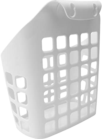 HOLIDYOYO Rabbit Hay Feeder Bunny Hanging Feeding Rack Plastic Hanging Manger for Rabbits Guinea Pigs and Chinchillas Deep Cage Hay Holder with Flat Bottom and Hollow Design 1 Pack