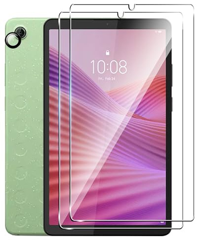 Rojeuinn Vetro Temperato per Lenovo Tab One 8.7 2025 Pellicola Protettiva,2 Pezzi Vetro Temperato + 1 Pezzi Fotocamera Posteriore,Senza Bolle, Anti-Scratch,Durezza 9H