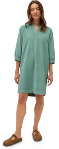 Cecil Robe en Velours côtelé de Couleur Unie Femme