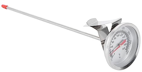 Mikinona Termómetro de Carne Inoxidable para Cocina y Barbacoa Resistente al Calor Compacto y Preciso para Alimentos y Horno