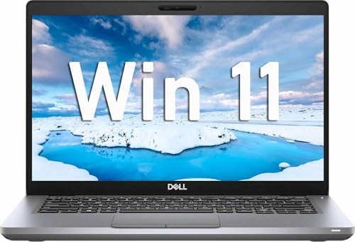 Dell Latitude 5411 Laptop i7 Computer, 14” FHD(1920x1080), Intel Core i7-10850H, 16GB RAM, 512GB SSD, Qwerty Keyboard, Windows 11 Pro (Renewed)