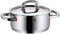 WMF Premium One Kochtopf klein 20cm, Metalldeckel mit Dampföffnung, Bratentopf Induktion 2,5l, Cromargan Edelstahl poliert, Innenskalierung