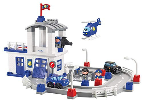 Ecoiffier Jouets Grande Stazione di Polizia Abrick, Gioco di Costruzione per Bambini, a Partire dai 18 Mesi, Fabbricato in Francia, 3025