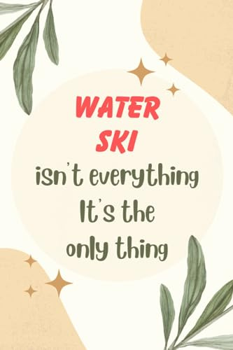 Water Ski Lovers Notebook