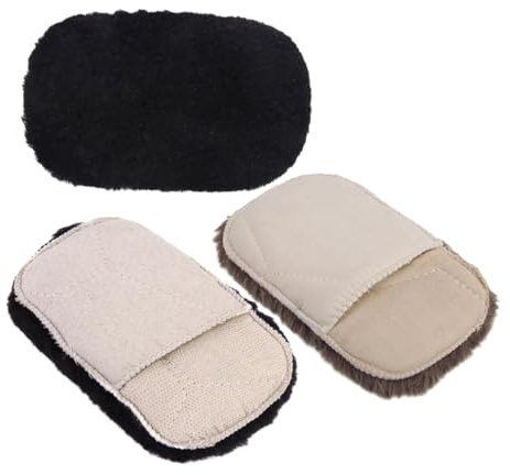 TOVINANNA 3pcs Shoe Polishing Gloves Leather Shine Brush Shoe Wipe Gloves for Cleaning and Polishing Boots Multi-functional Handheld Care Accessories Random Color