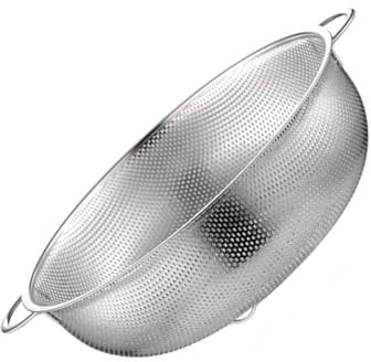 Toyvian Panier De Vidange En Acier Inoxydable Argenté 19,5 Cm, Panier De Rangement Multifonction Pour Fruits Et Légumes, Égouttoir à Mailles Fines, Usage La Cuisine Quotidien