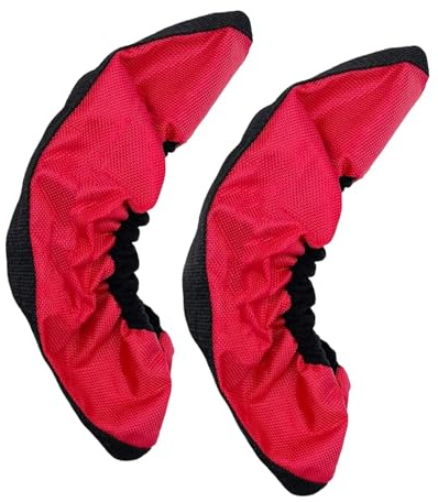 LOVIVER Lot de 2 Protections pour Patins à Glace, Accessoires pour Enfants, Patins artistiques, Chaussures de Hockey, Red S