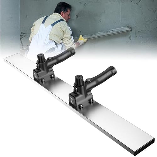 Concrete Electric Scraper, Concrete Screed Vibratory Kit, Concrete Finishing Tool,Concrete Surface Screed Finishing Tool, with 100cm Stainless Steel Board