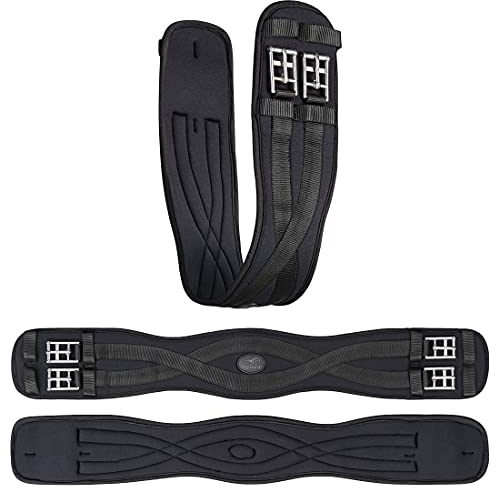 Equinate Kurzgurt Amigo mit Memory Foam anatomisch Sattelgurt Dressurgurt 70cm