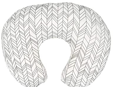 Uposao Funda de almohada de lactancia para bebé, recién nacido, en forma de U, funda de cojín elástica reemplazable para bebés recién nacidos, alimentación para bebés y niñas, 55 x 40 cm