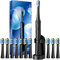 TEETHEORY Upgraded Version-Sonic Electric Toothbrush for Adults with 10 Brush Heads, Power Electric Toothbrush with 40000 VPM 3 Modes