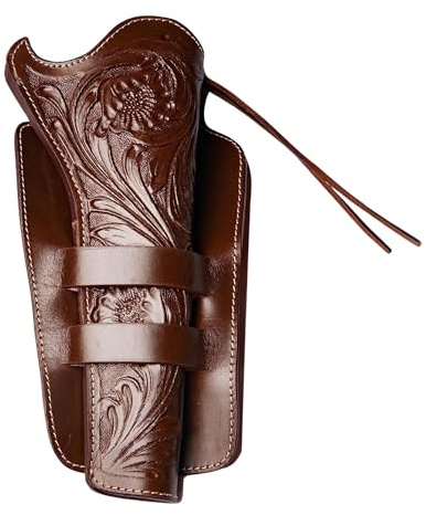 Warreplica Western Garvat läderhölster passar till Colt Uberti Pietta Traditions Modell 1851 1861 Navy 1860 Army Ruger Old Army Cowboyhölster för revolvrar