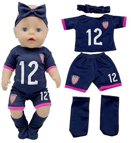 Kleidung Outfits für Baby Puppen,Puppenkleidung,Puppenkleidung Baby Born,Baby Born Kleidung,Puppe zubehör,Sommer Kleidung Puppen für 35-45 cm,Geschenke für Mädchen Jungen(zangqing)