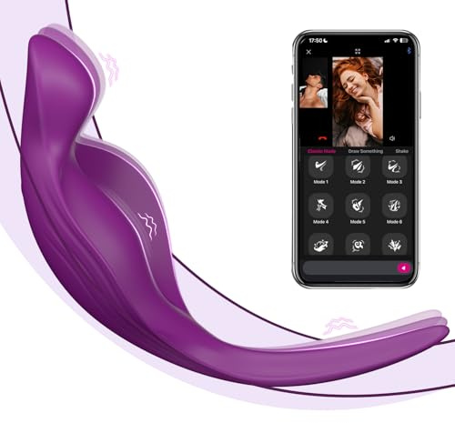 Panty Vibrators Adult Sex Toys - APP Remote Control Wearable Vibrators Clitoral Stimulation Women Sex Toy with 9 Vibration Modes, Anal Plugs Multifunctional Sex Novelties for Couples Sex Game