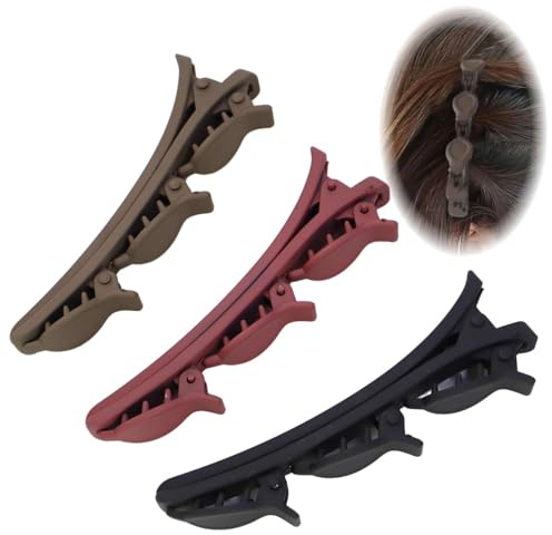 Lot de 3 pinces à cheveux tressées à double couche pour femme - Élégantes