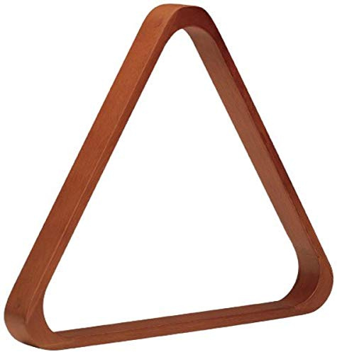 Pro Series TR8-F Doweled Wooden Billiard Ball 8-Ball Triangle Rack, Old World Mahogany,black