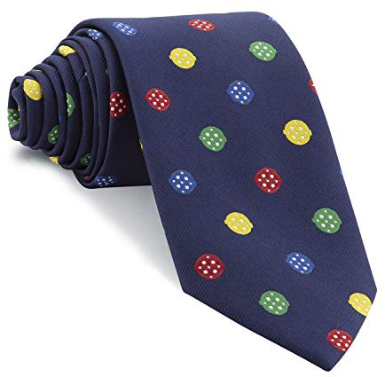 Cencibel Smart Casual Corbata Marino con Farolillos Colores