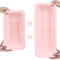 BLUE GINKGO Siebkorb über der Spüle – Gemüse und Obst waschen, gekochte Nudeln abtropfen lassen – ausziehbar – Küchenutensilien (20 B x 37~49 L x 7 H) cm – Pink