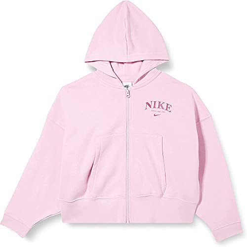 Nike DV2565-676 G NSW TREND FLC FZ HOODIE Sweatshirt Unisex ROSE ARCTIQUE Taille S