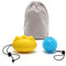 Handtrainer Ball 2 Stück (Weich Ball + Igelball) Knetball für Hände Therapie, Fingertrainer - Antistressball Massageball, Kräftigung von Hand, Finger Training
