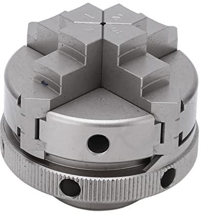 Mandrin de tour à centrage automatique, mini mandrin de tour M14 précis résistant à l'usure 45 acier 4 mâchoires pour machine-outil