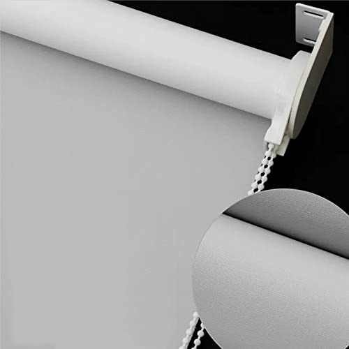 Blackout Roller Blind,Thermal Roller Blind,Privacy Screen with Coating,Waterproof Thermal Insulated UV Protection,Side Pull Roller Blind,for Bedrooms,Living Room,Office (110cm Width x 230cm Drop)