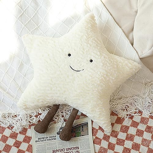 Cuscino in peluche forma di sole, decorazione creativa per la casa, 38,1 cm, ideale per stanza dei bambini o regalo di compleanno