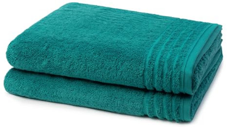 Vossen - Vienna Style Supersoft - 2 X Duschtuch - Im Set - Baumwolle - extrem flauschig (67 X 140cm Lagoon)
