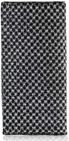 Débarbouillettes Exfoliantes, Gommage du Japonais dos pour la Douche, Gant de Toilette Exfoliant, Débarbouillettes pour Homme Femme pour les Peaux Sensibles et Rugueuses (Noir)