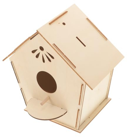 Toyvian Kit Nichoir Oiseaux à Peindre DIY pour Garçon Fille Créatif de Construction et Décoration Extérieure Apprentissage Manuel et Expression Artistique pour Garçon Fille