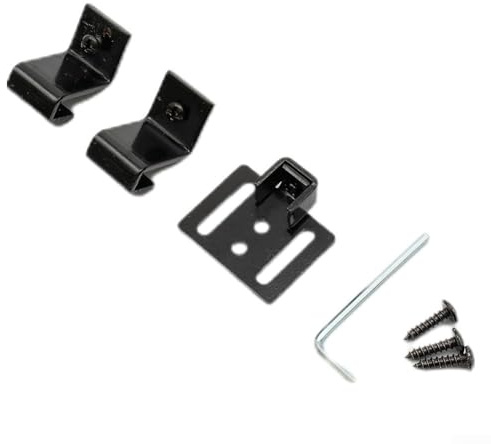 Oniissy Kit de mecanismo de cierre suave para puerta corrediza de granero, sistema de amortiguación de agujeros para un cierre suave y silencioso, se adapta a puertas de 88 a 132 libras, fácil de