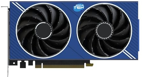 SIMPLETEK - Scheda Video per Gaming e Editing 8GB GDDR6 - Overclock di Fabbrica - Supporto Codifica Video Avanzata - 3x DisplayPort 1x HDMI