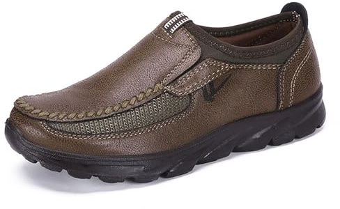 Casual Loafers for män Slip On Business Skor Bekväma mockasiner Halkfria Promenader Körning Platta skor