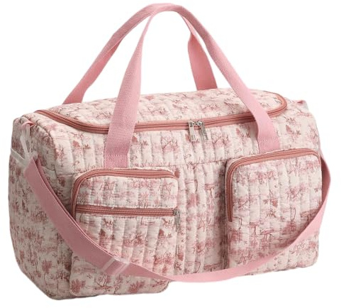 Starnearby Sac a Langer Bebe Fleurie, Sac Maternité Grande Capacité