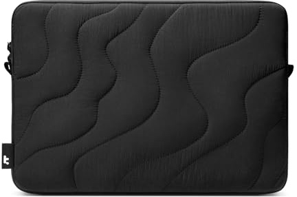 tomtoc 360 Protective Puffy Laptop Case for 16-inch MacBook Pro M5 Pro/Max | 2026, A3428 A3429, M4/M3/M2/M1 Pro/Max A3403 A3186 A2991, Quilted Design Soft Puffer Travel Sleeve Bag for Dell XPS 16 Laptop