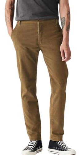 Levi's XX Chino Standard II, Pantaloni Uomo, Karla Brown S 14w Cord, 30W / 32L