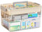 Sevitini Scatola medicinali, 2 strati Scatola porta medicine da casa, Medicinebox, grande capacità, Scatole per medicine con maniglia, per pronto soccorso,medicinali, 31 * 21 * 17 cm (Biancolatte)