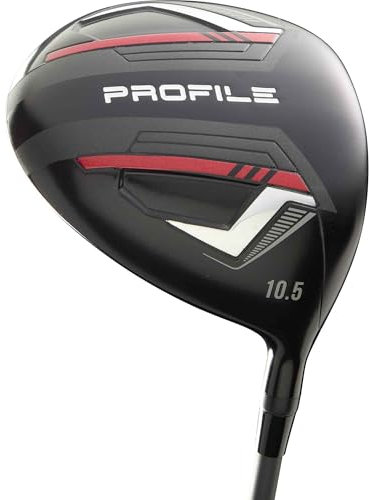 Wilson Herren Profile EINZELNER Driver, Rot/Schwarz, Standard