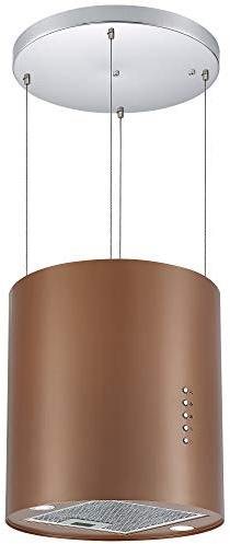 Cookology HICYL351COP/A++ Ceiling Wire Hung Island Cooker Hood Extractor Fan - Energy A++ Rated - in Copper