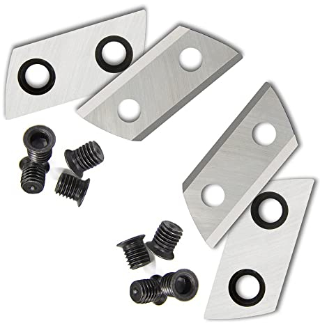 Générique WNJ-Tool, Remplacement de Lame de Coupe de déchiqueteuse de broyeur de Jardin de 2 Paires pour Einhell GH-KS 2440 HMH-E 2440 Sun Joe CJ601E Outils pièce de Rechange