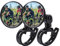 Fahrradspiegel, 2 Stück Rückspiegel Fahrrad, 360° Drehbar Fahrradspiegel Klappbar Universal für Lenker 15-35mm, E-Bike links, Spiegel für Fahrrad Rennrad Roller Mountainbike