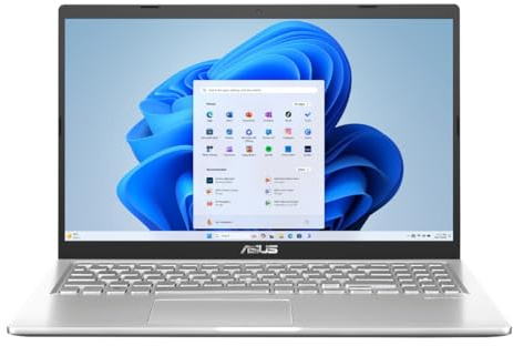 ASUS Vivobook 15.6” FHD Laptop, AMD Ryzen 3 3250U, 8GB RAM, 128GB SSD, Windows 11 Home, Transparent Silver, M515DA-WS33