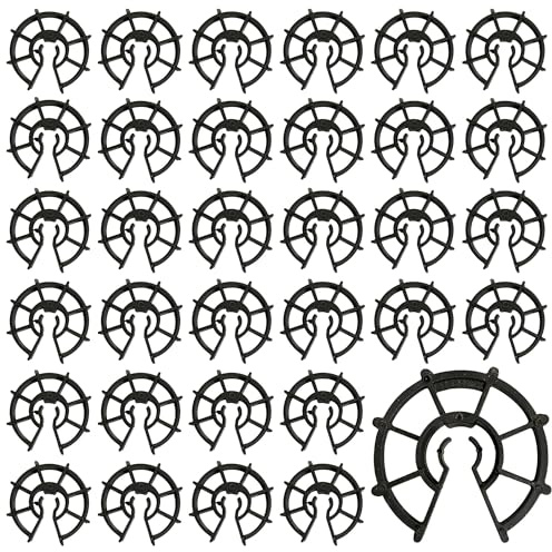 100 pezzi di plastica di cunei di rinforzo per barre di acciaio di diametro 8-12 mm fissaggio verticale rinforzo per lastre di cemento armato, accessorio per cassaforma a clip (20 mm)