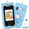 Telephone Enfant,Jouet pour Téléphone Portable Smartphone pour Enfants, Appareil Photo Caméra Vidéo, Ecran Tactile 2.4 Pouces pour 3-9 Ans Filles Garçons Cadeaux Noël d'anniversaire Jouet (Bleu)