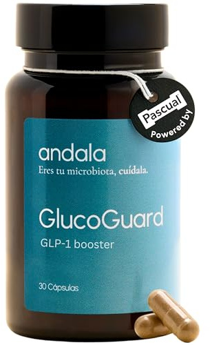 Andala GLP1 Reducose + Probioticos Reduce Apetito y Picos Glucosa - Morera Blanca, Canela de Ceylan, Resveratrol - Reduce Azúcar en Sangre, Antojos y Mejora Energía - GlucoGuard 30u